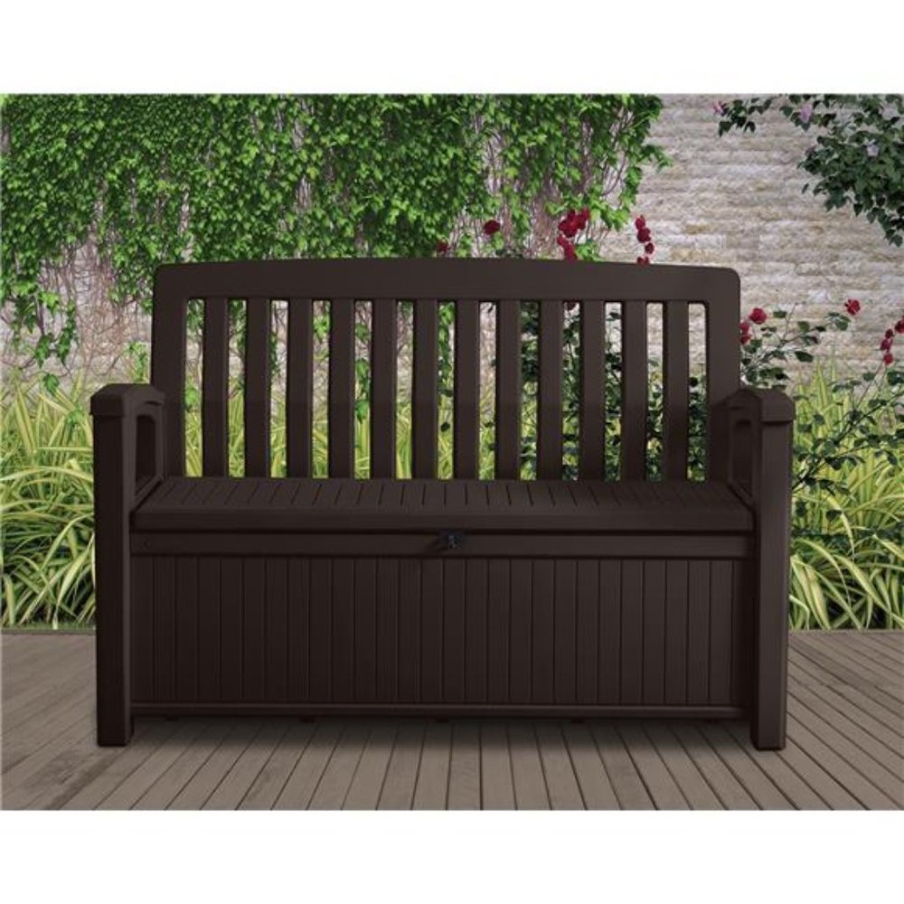 New Yard bench with storage compartment - Picture 13 of 16